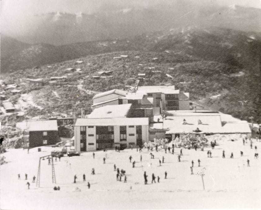SNOWY MOUNTAIN: A historic photograph of Mount Buller. PHOTO: National Alpine Museum Australia