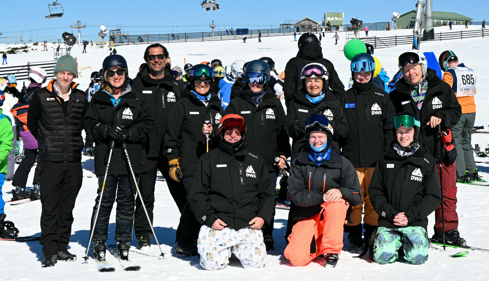 The DWA guides who supported the Multi-Class and Special Olympics athletes during Interschools week.