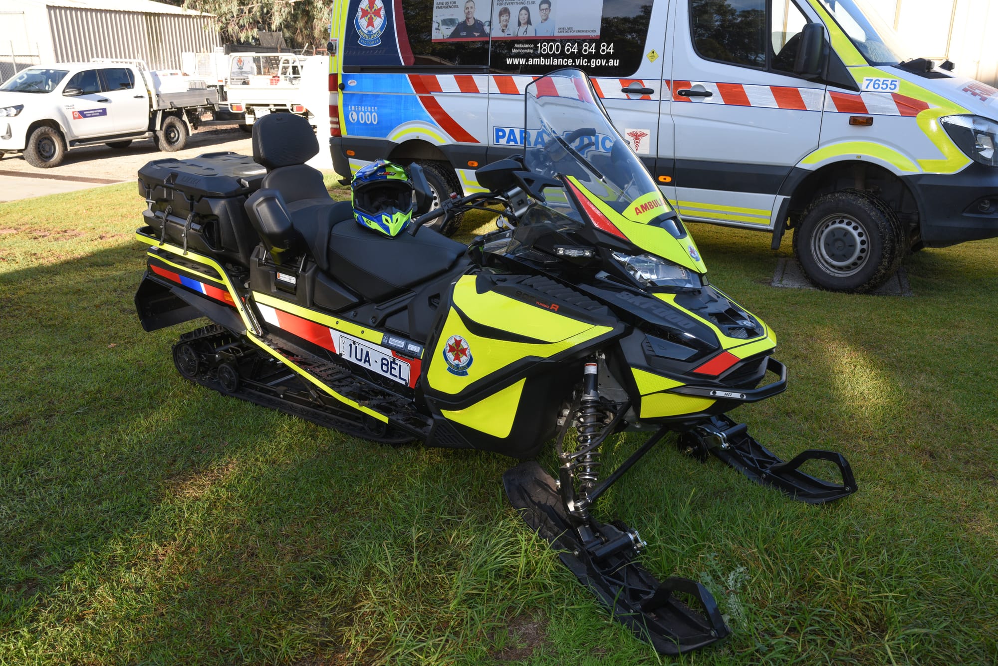 BLAST FROM THE PAST: Ambulance Victoria skidoo's have come a long way from this model used in the Alpine snow resorts in the 90s.