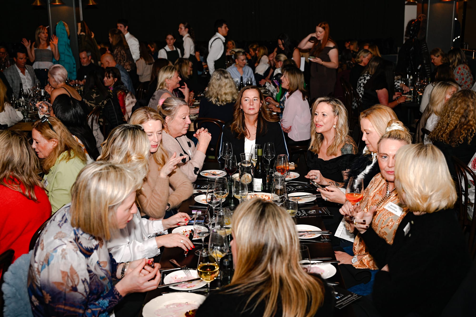 GOOD FOOD: A delightful three-course dinner was served.