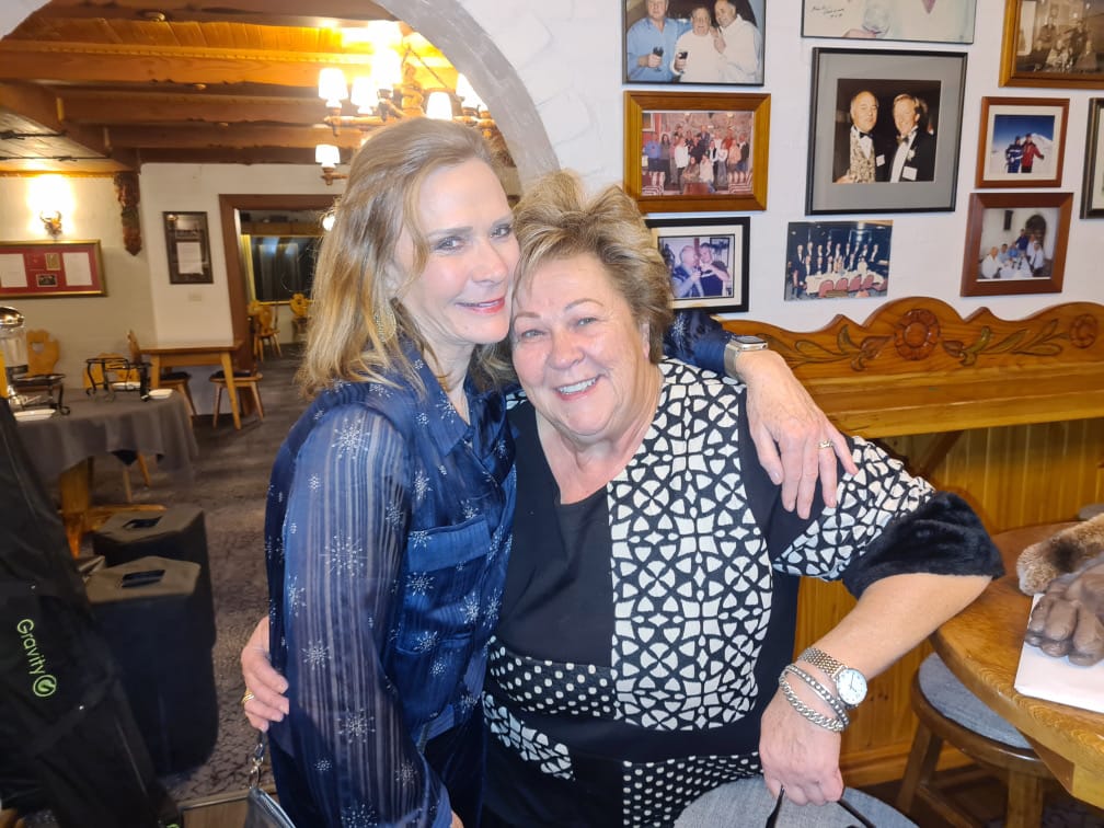 NIGHT'S END: Suzanne Rumble (left) and Lotte Grimus from Pension Grimus relieved at the event's success. PHOTO: Supplied