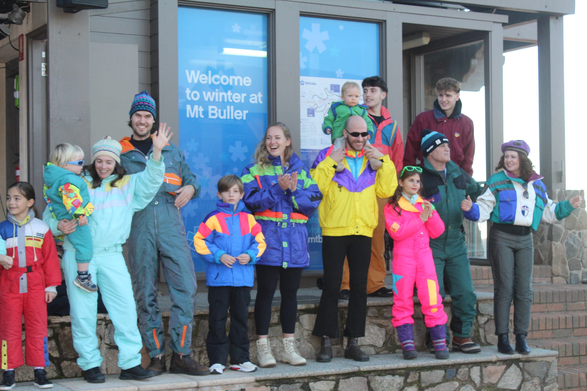 VOGUE: Mt Buller models strutted their stuff for the 100 years of Ski Fashion parade. 