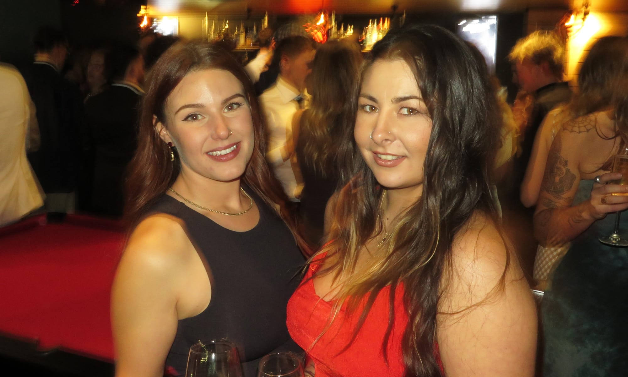 FUN TIMES: Renee Bolz (left) and Chayelle Michaud.