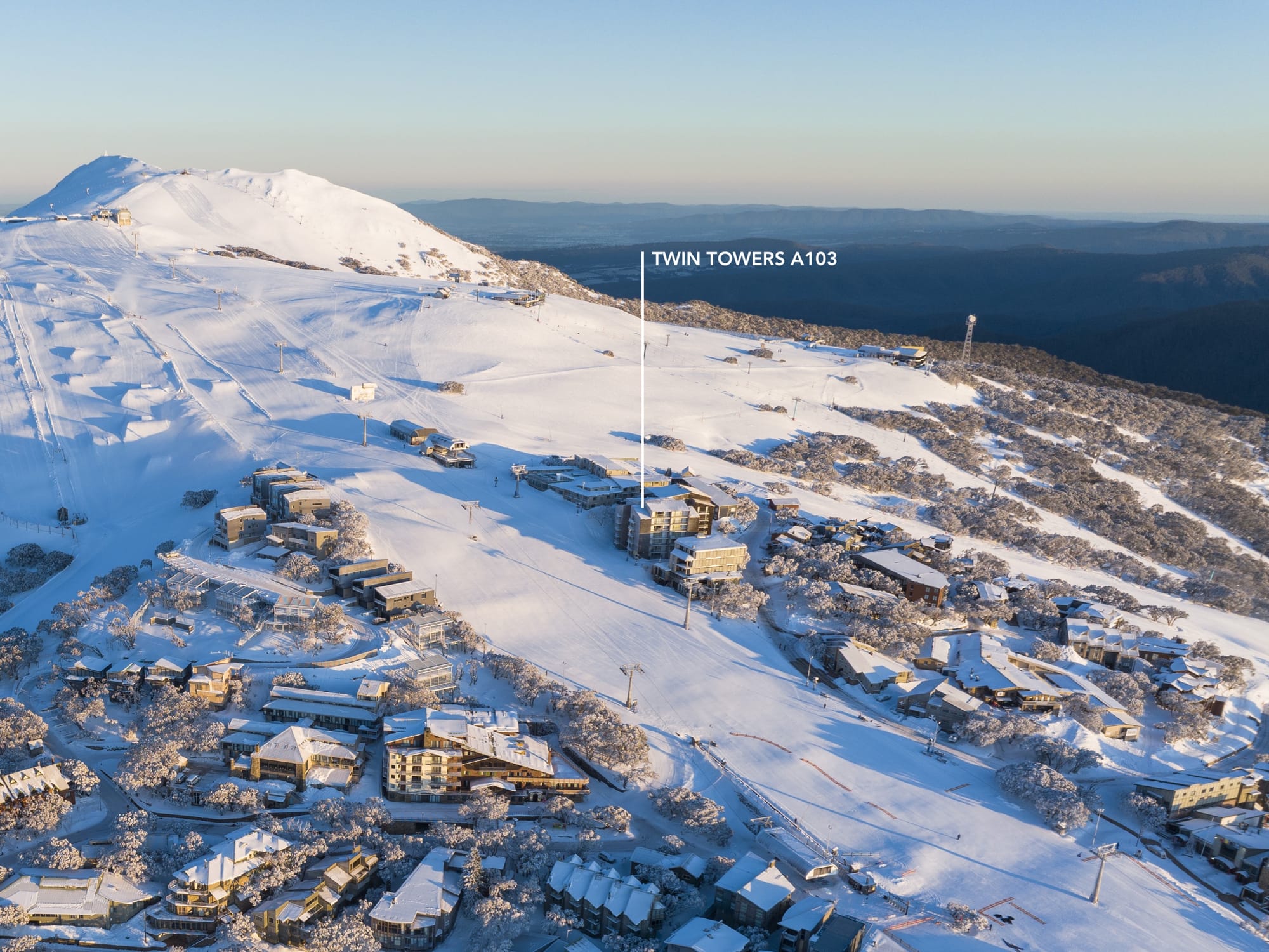 TWIN TOWERS A103: Looking for the most affordable and easily accessible ski-in ski-out property on Bourke Street?