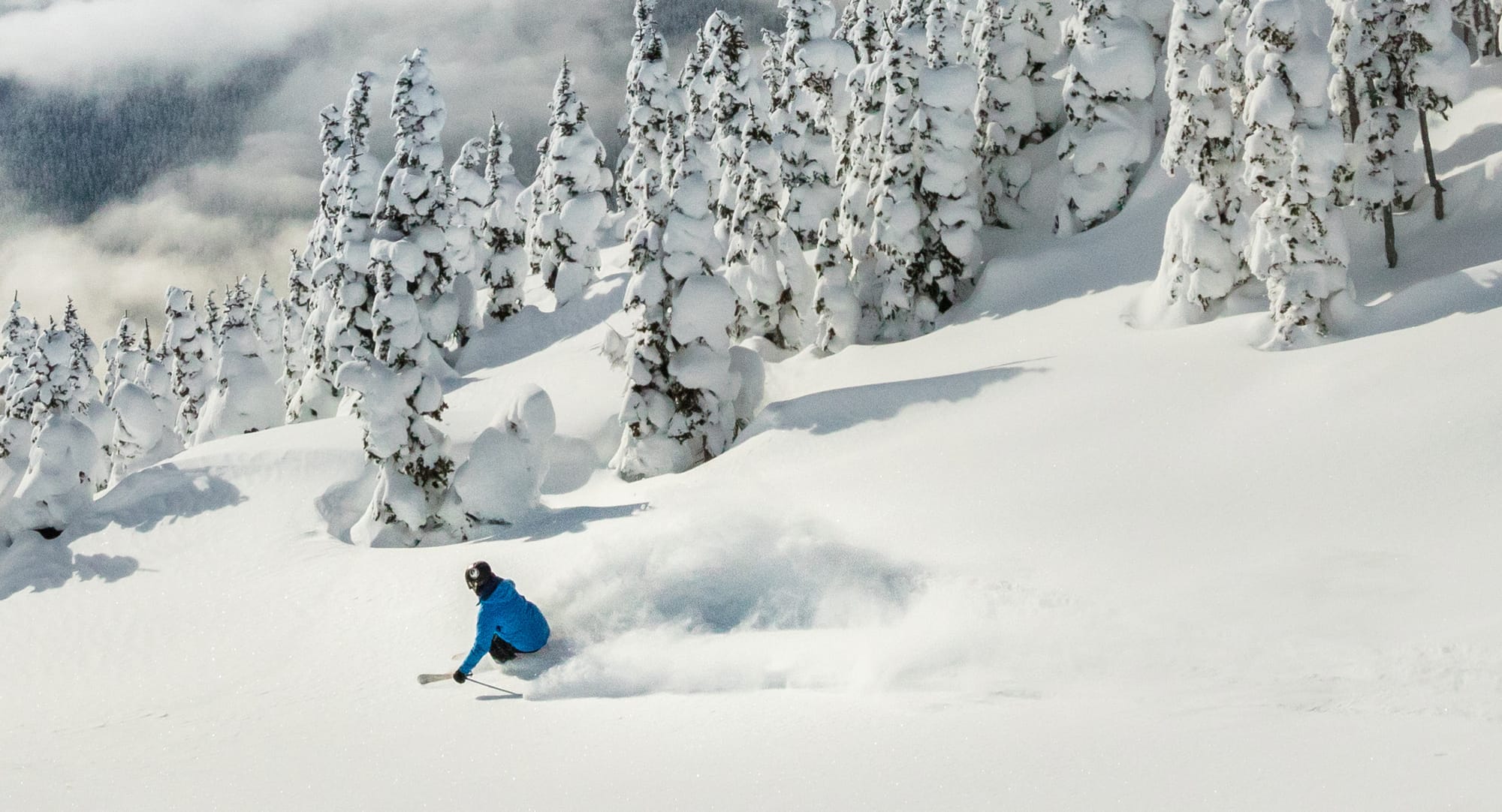 Two huge mountains offer expansive skiing. PHOTO: Whistler / Paul Morrison