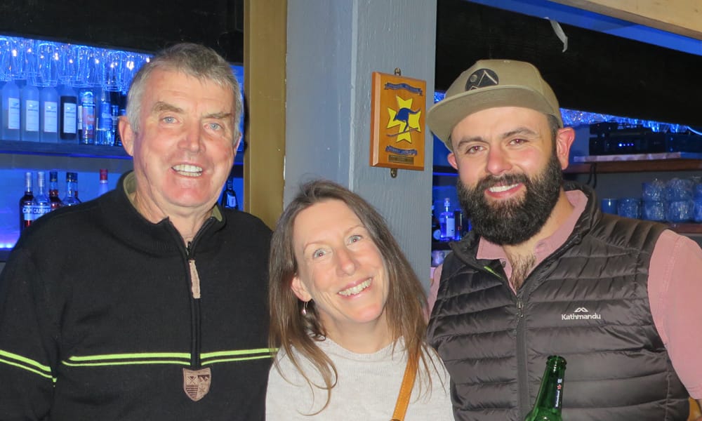  Mark Woodsford, Rhylla Morgan and Hannes Grimus