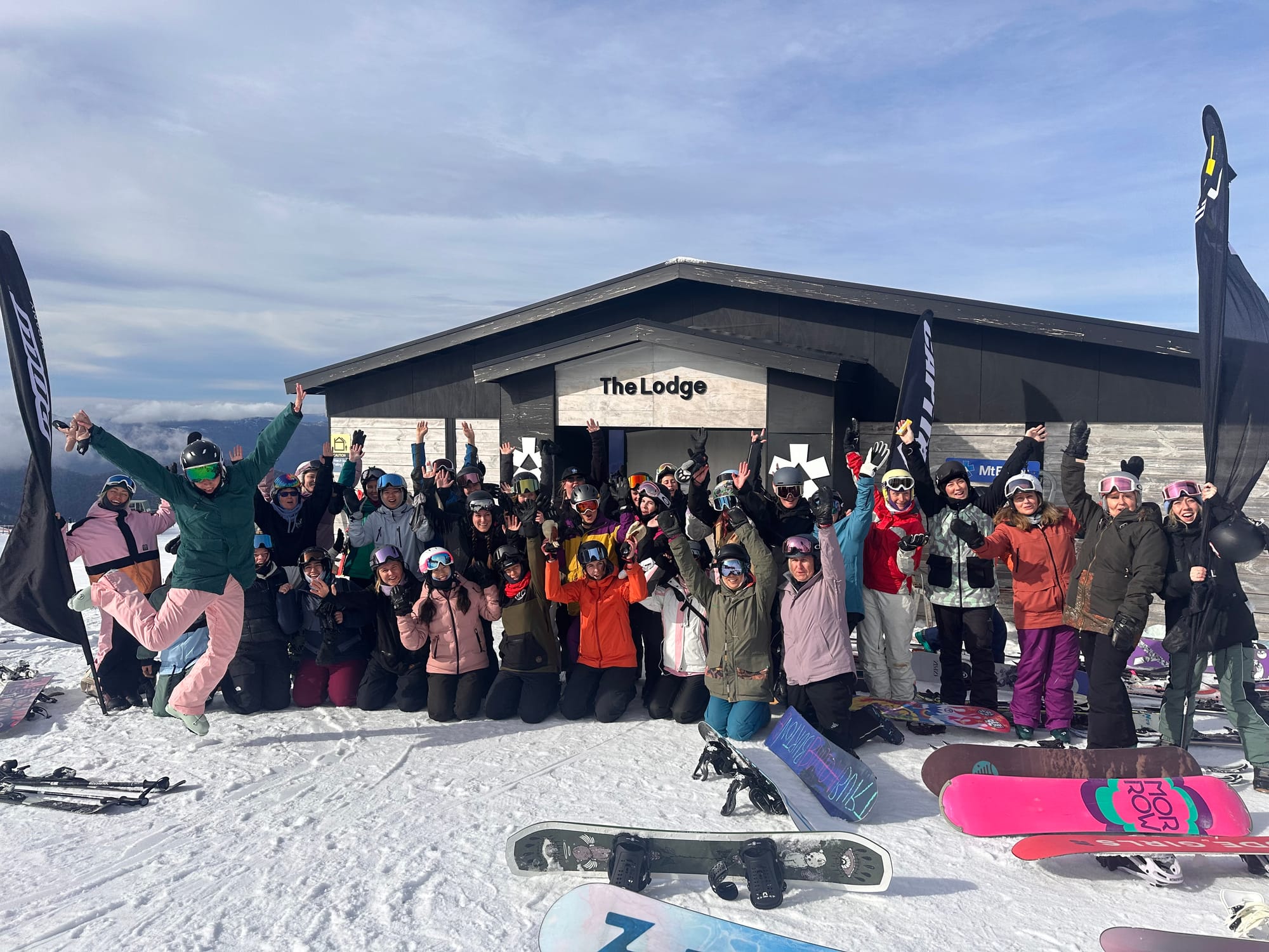 CHICKS WHO SHRED: 90 women took part in the annual Chicks Who Shred sessions held at Mount Buller on August 8 and 9.
PHOTO: Tanisha Wallace