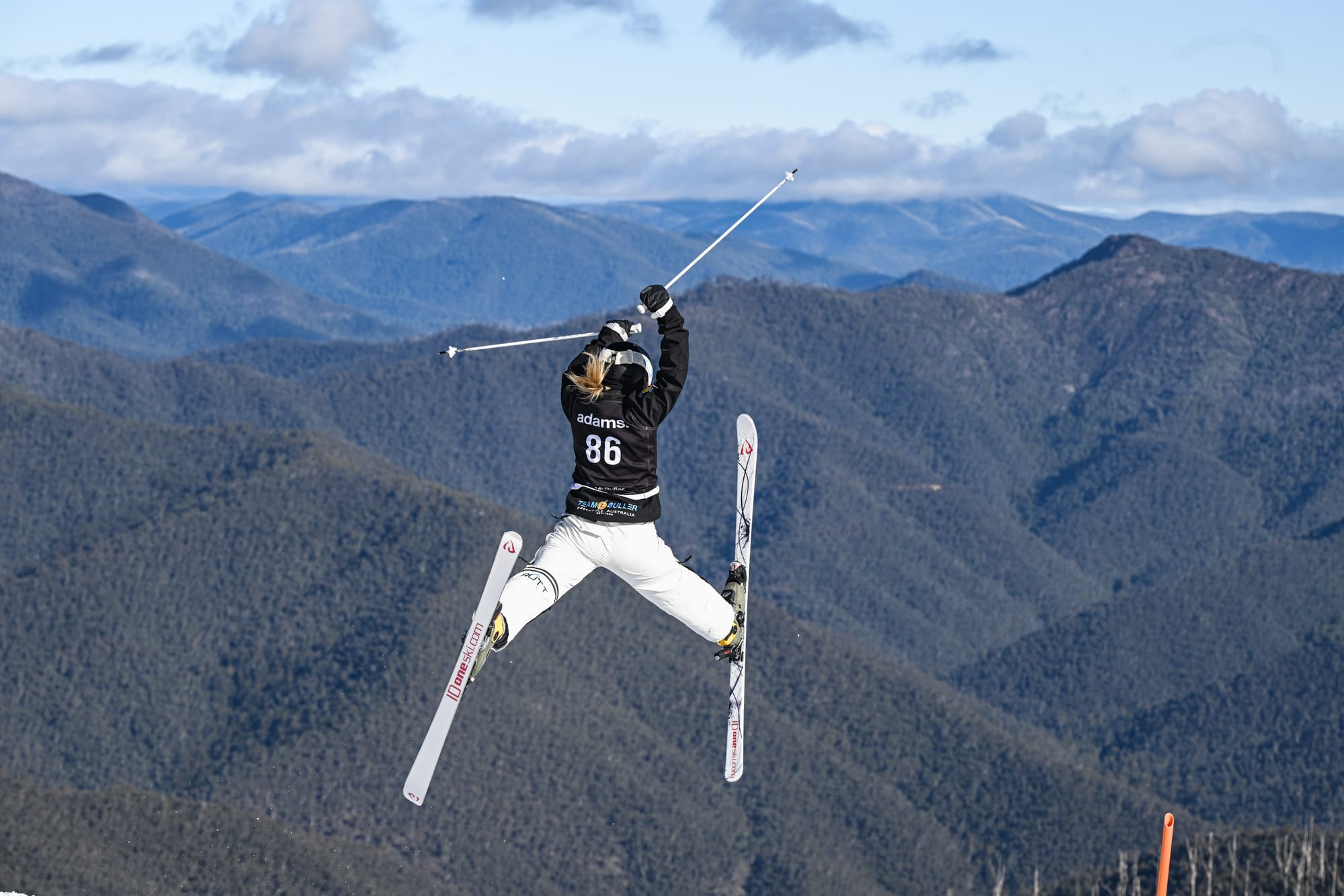 Again Lucy Butler impresses in the aerials.