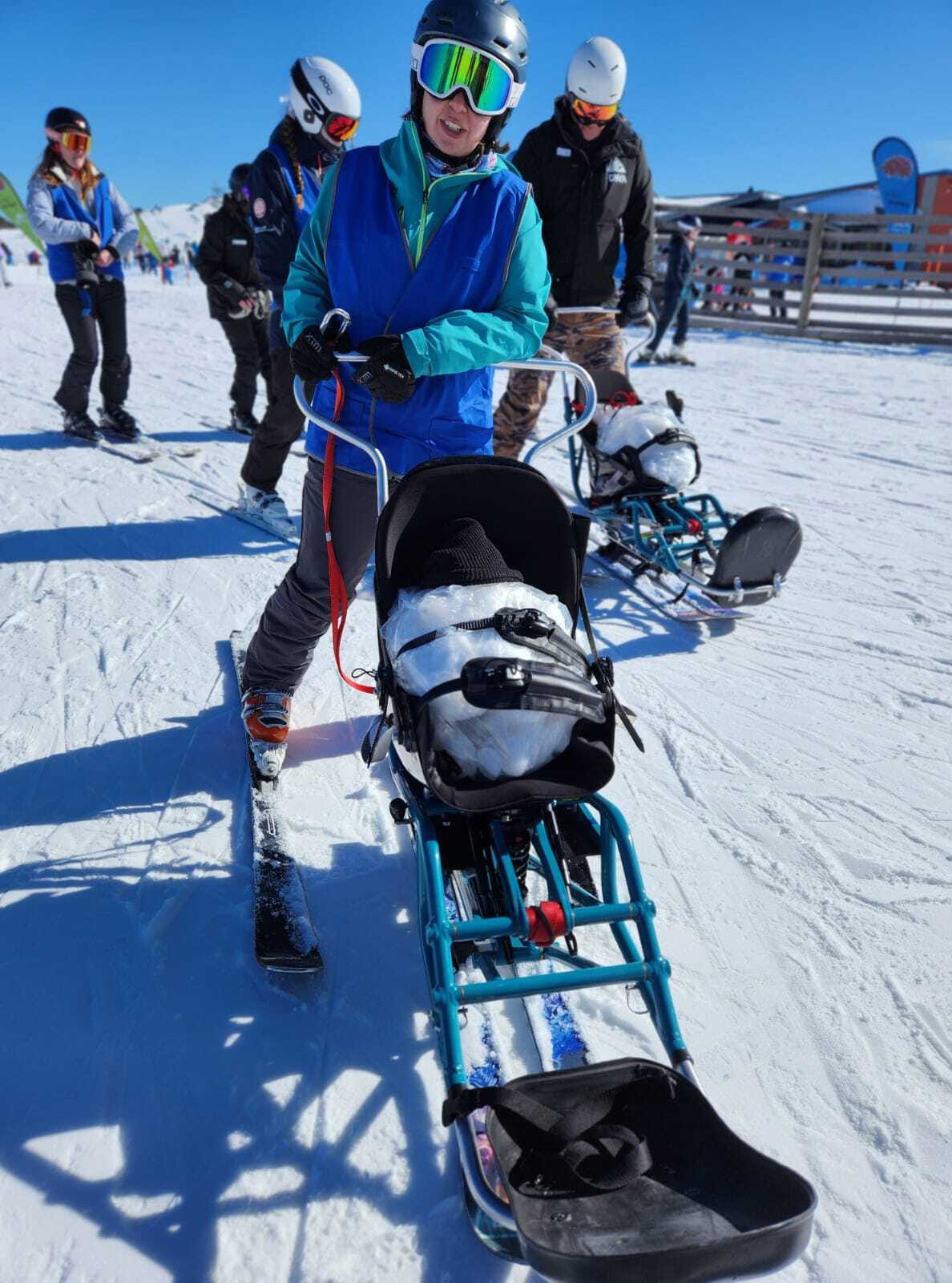LEARNING: A volunteer being trained to become a Level 1 guide at Falls Creek. PHOTO: Zac Howard
