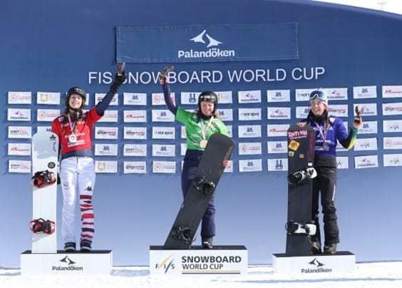 World Cup - Aussie celebrate snowboarding win