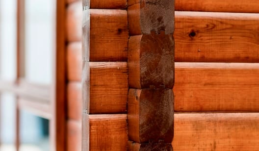 SNUG FIT: When constructed properly the interlocking ‘lego type’ construction fitted well together and were naturally insultated through thickness of the timeber.