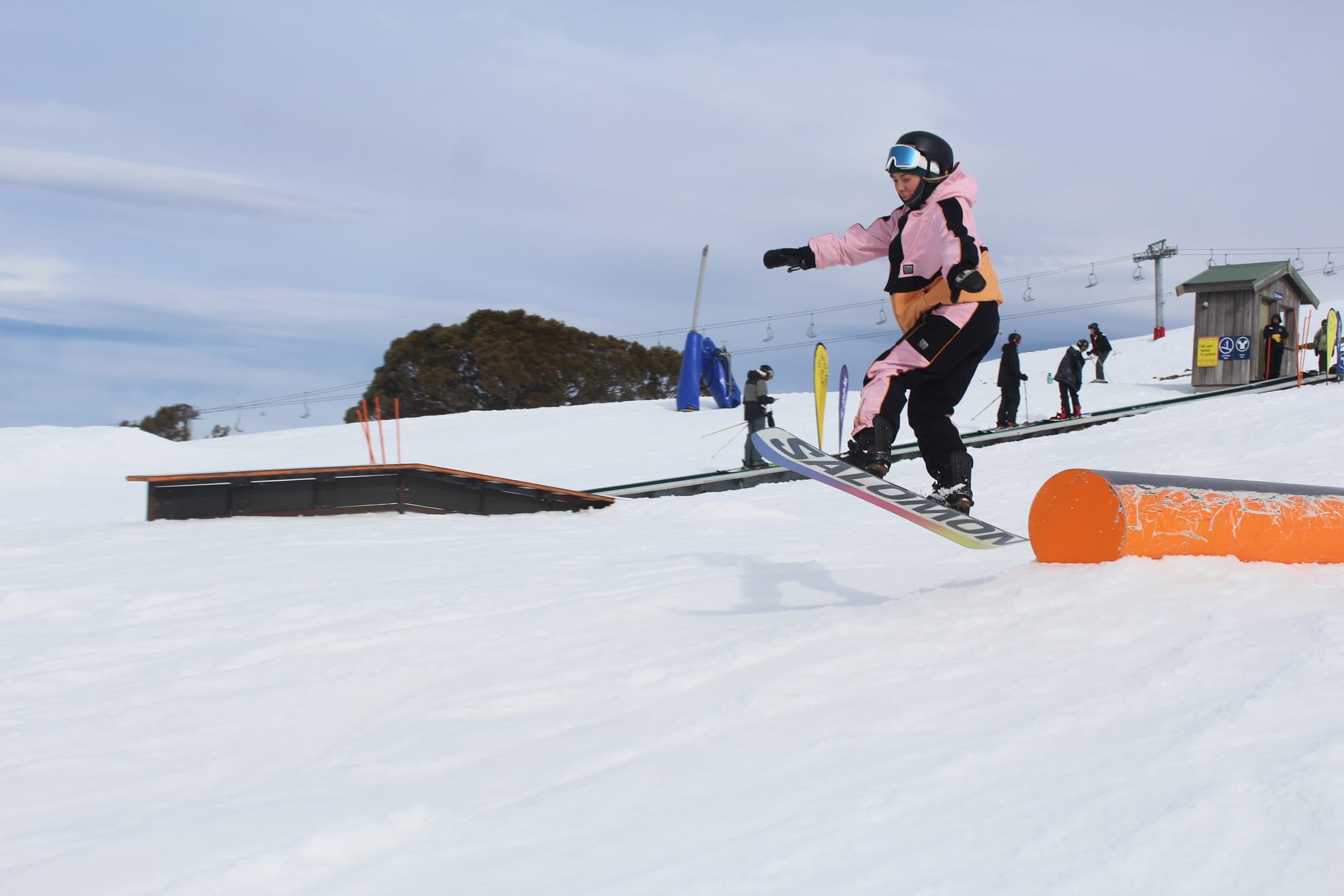 GLIDERS PARK: Eliza Pollock mid-air. PHOTO: Trinity Knight