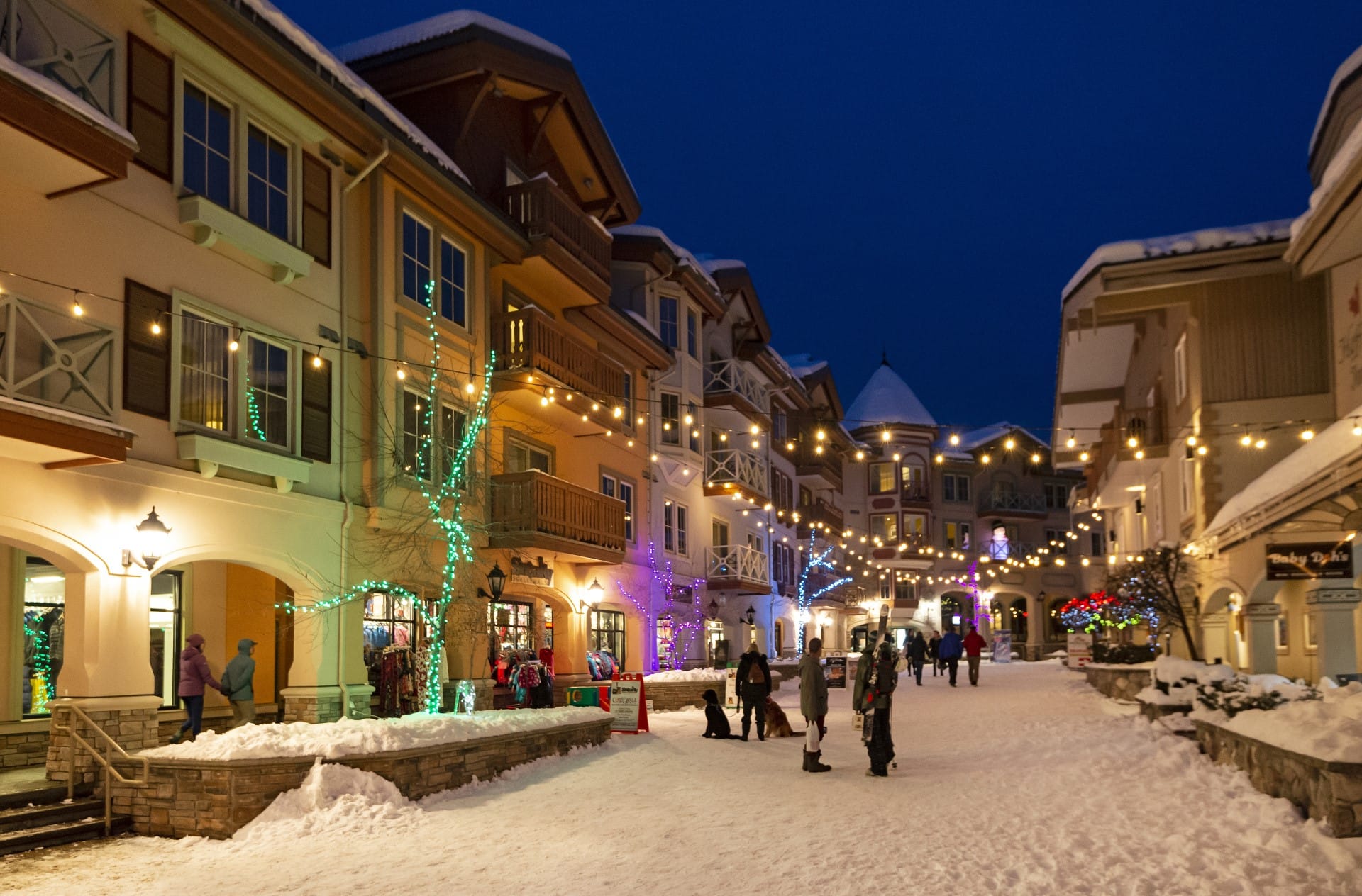NIGHT LIFE: The village offers a picturesque resort after sundown. PHOTO: Supplied 