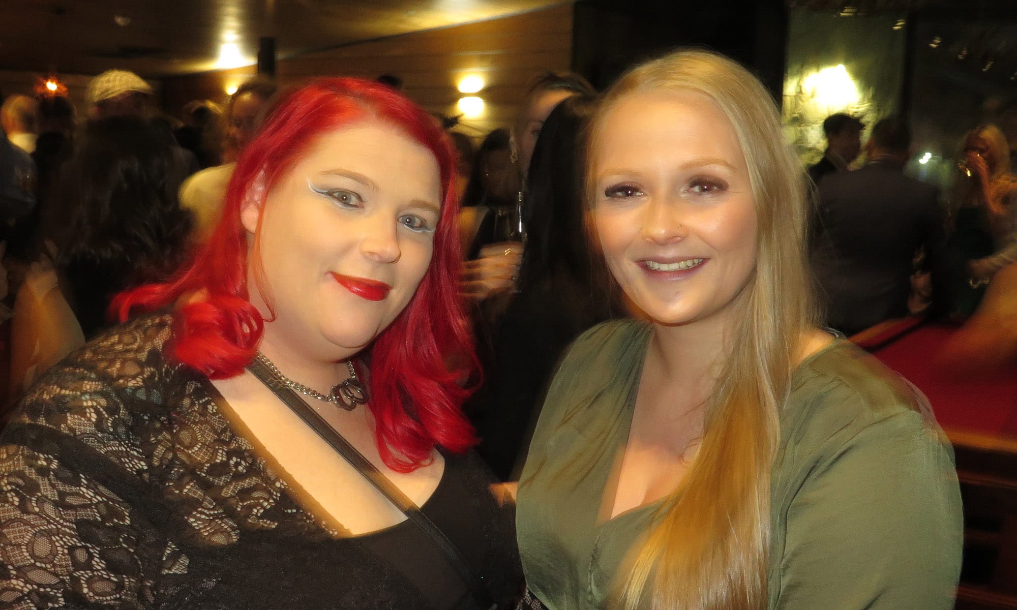 STYLISH DUO: Kelsey Black (left) and Sharon Fisher.