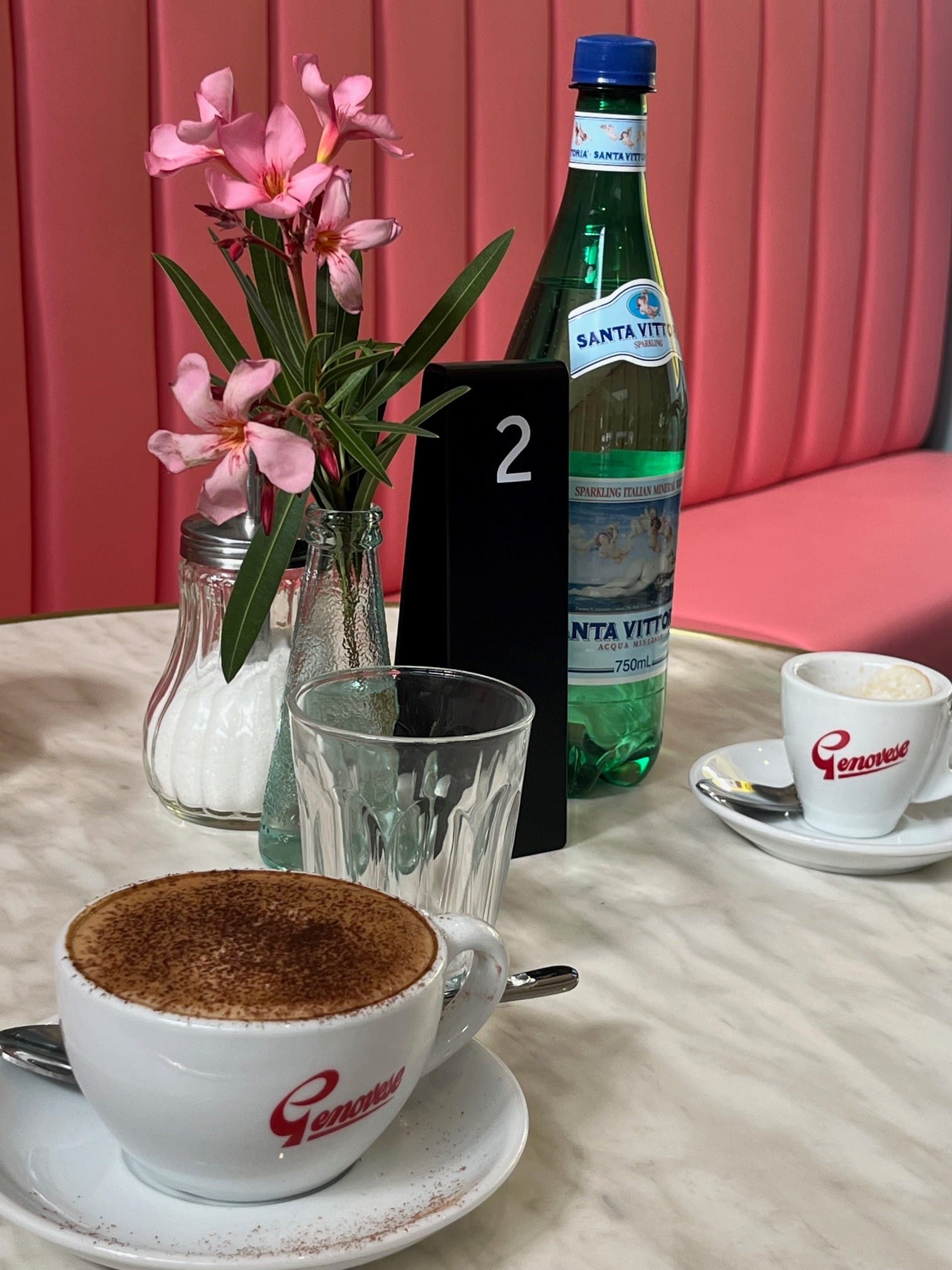 TABLE TWO: Ready for your order at il salotto. PHOTO: Supplied