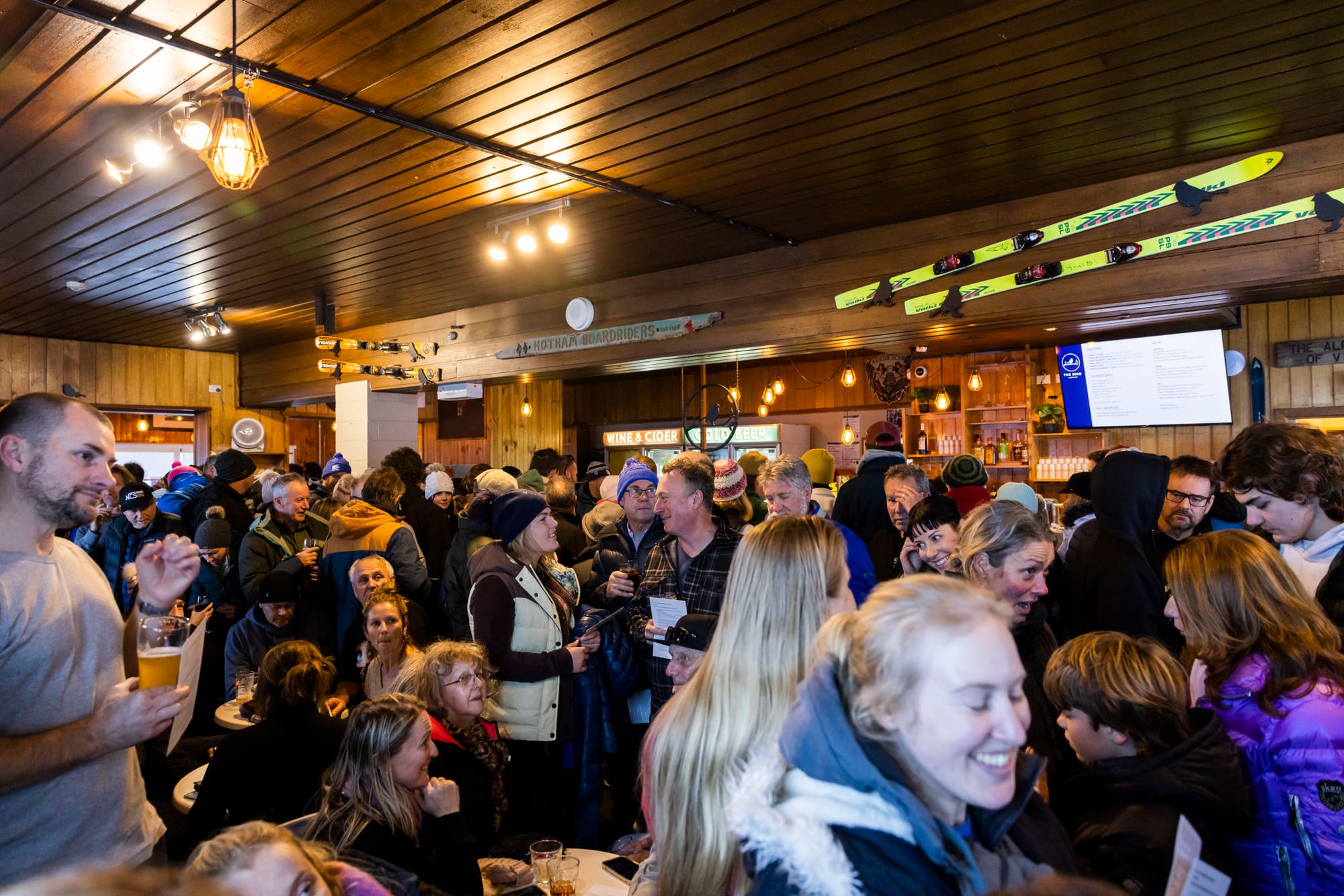 ALL SMILES: There were plenty of people in attendance to join in on the fun.