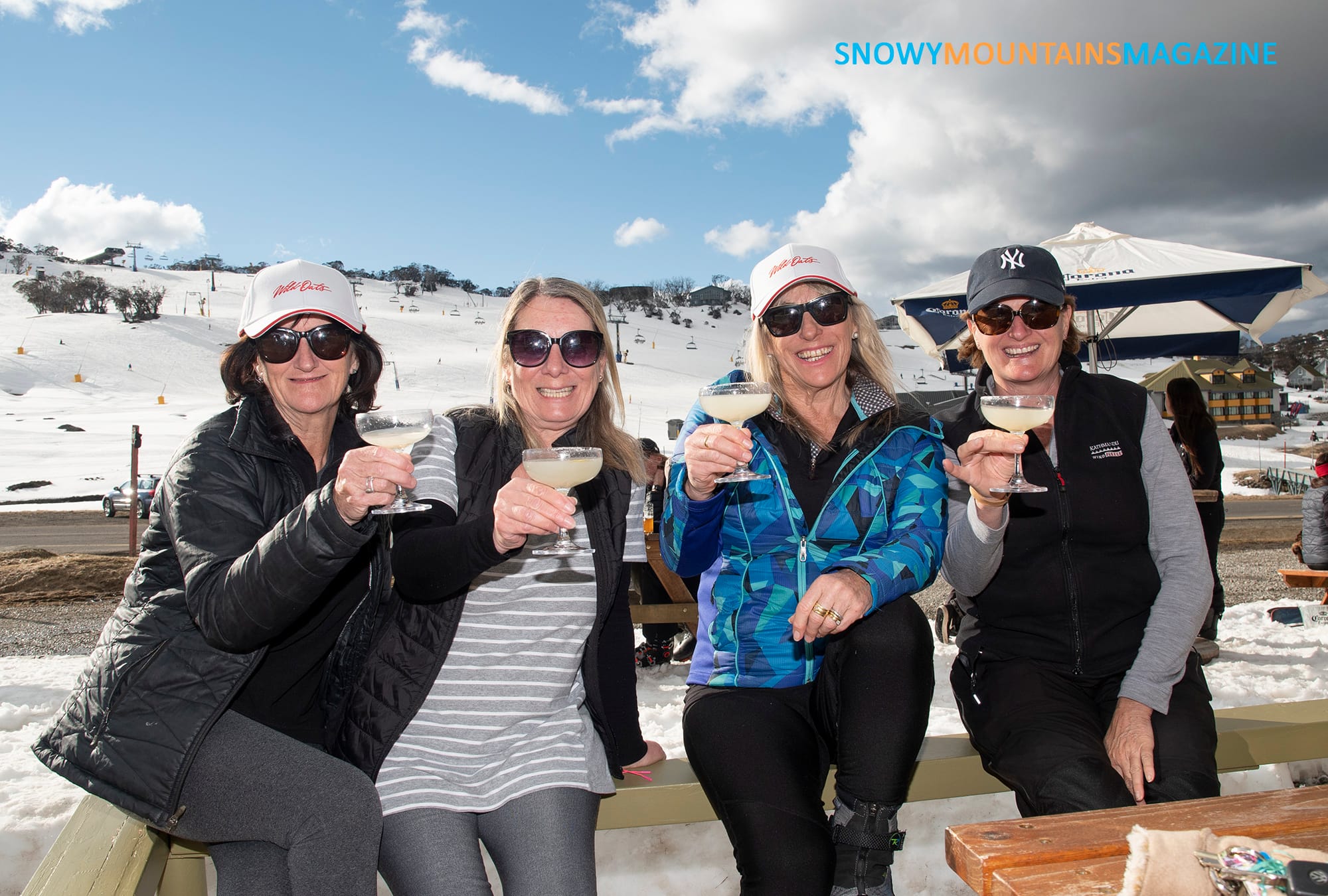 Cocktails at the Eiger Chalet in Perisher have never tasted so good.