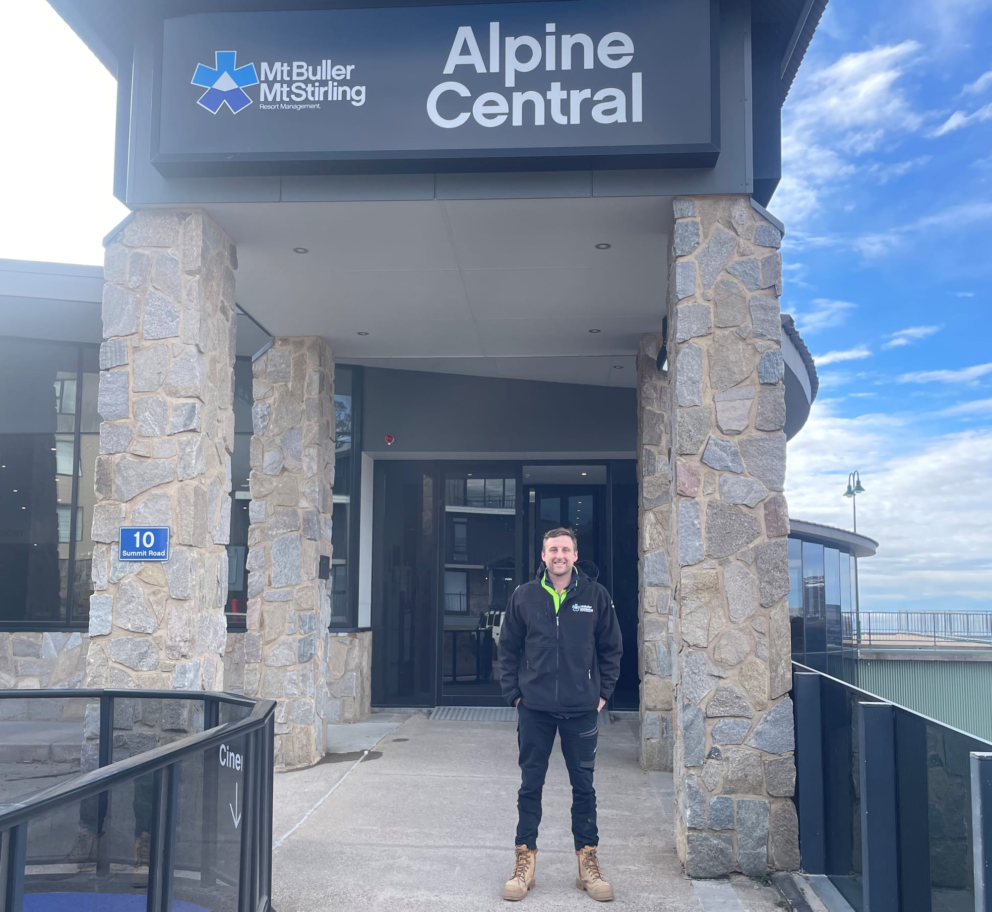 TEAM LEADER STEPS UP: Tas Clingan has taken an advanced step in the management role at Mt Buller.