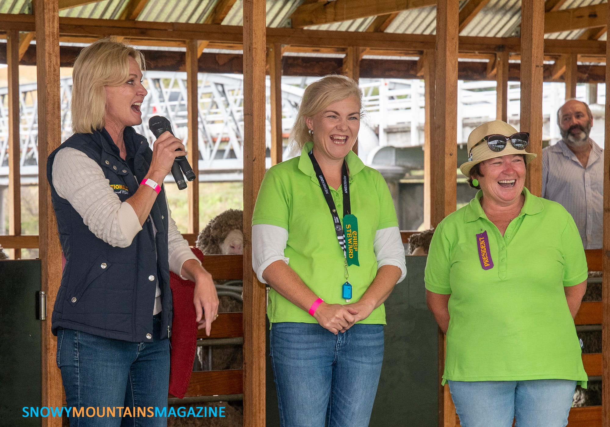 Newly elected State Member for Monaro Nichole Overall enjoying the show.