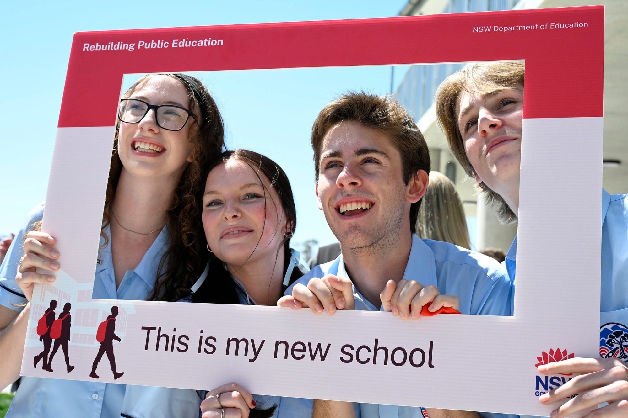 Hunter Clark, Poppy Golby, Ryan Anderson and Hugh Cooper.