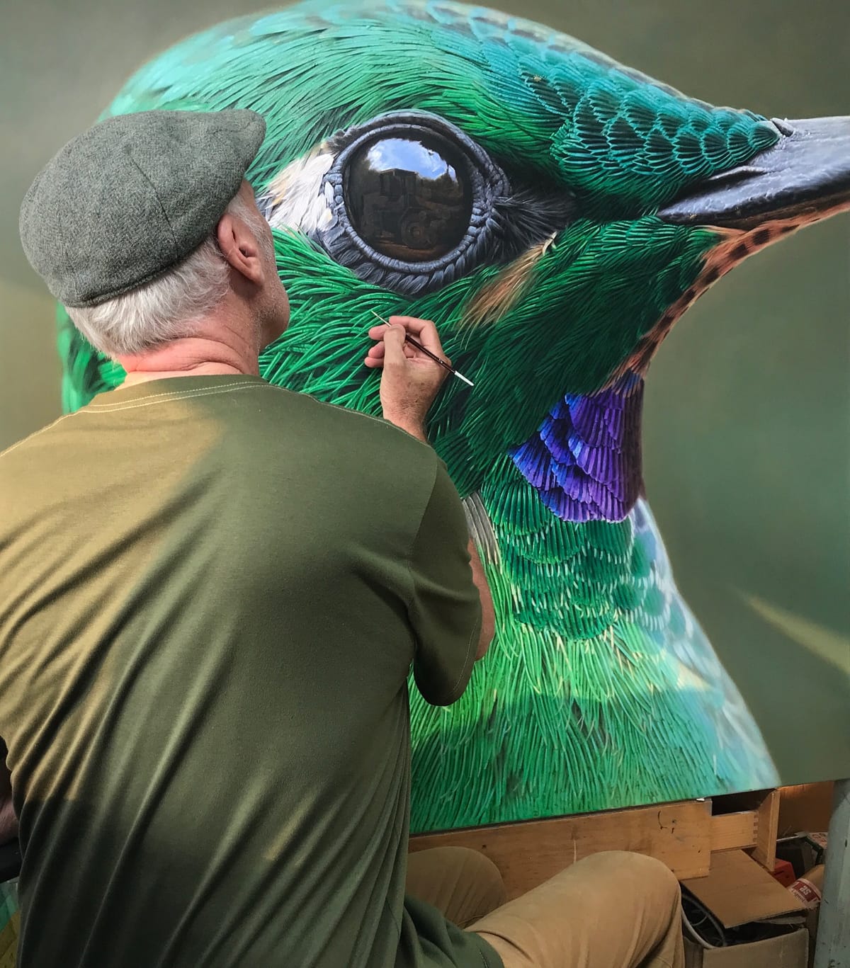 World renowned artist to exhibit for first time Post feature image