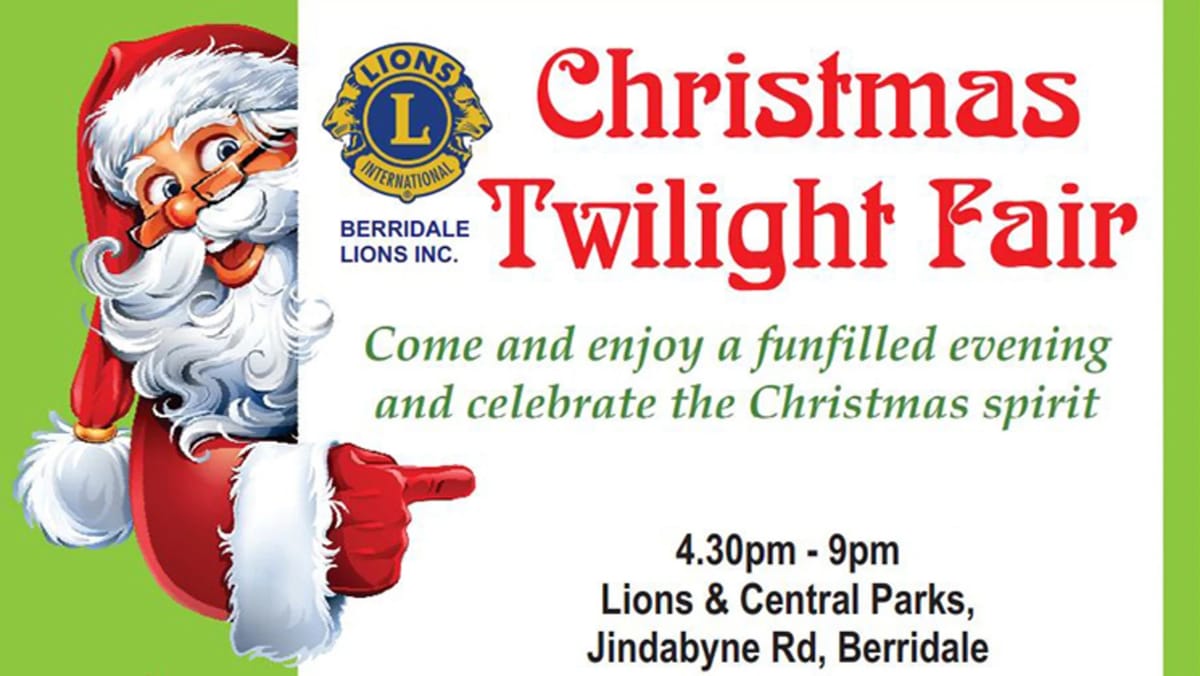 Berridale Lions Xmas Fair Night Post feature image
