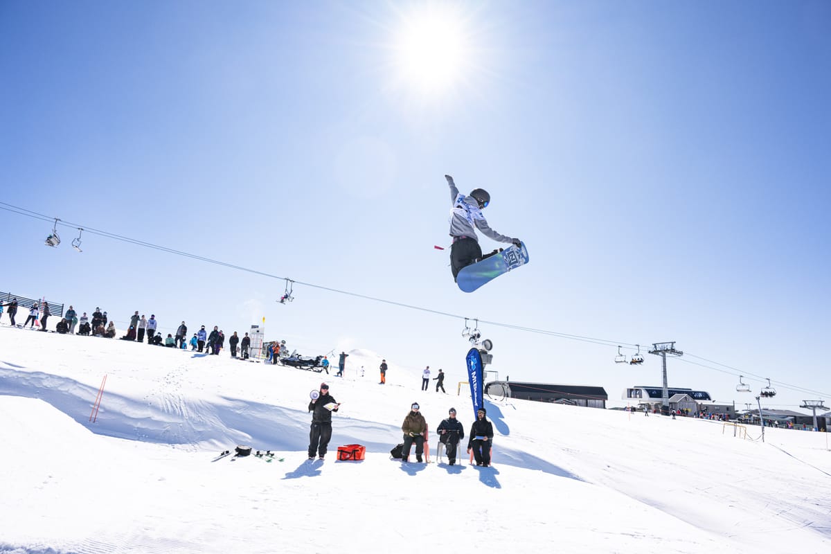 Sunny skies for Buller Slopestyle Post feature image
