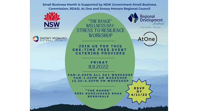 Wellness Day Stress to Resilience Workshop at "The Range" Post feature image