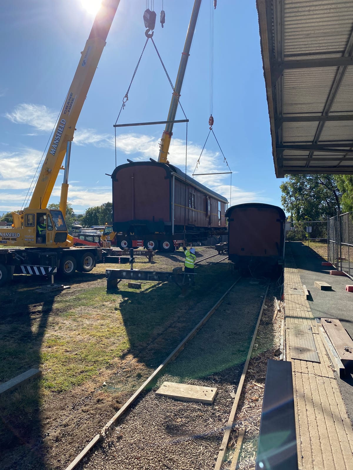 Cranes, trains and histories Post feature image