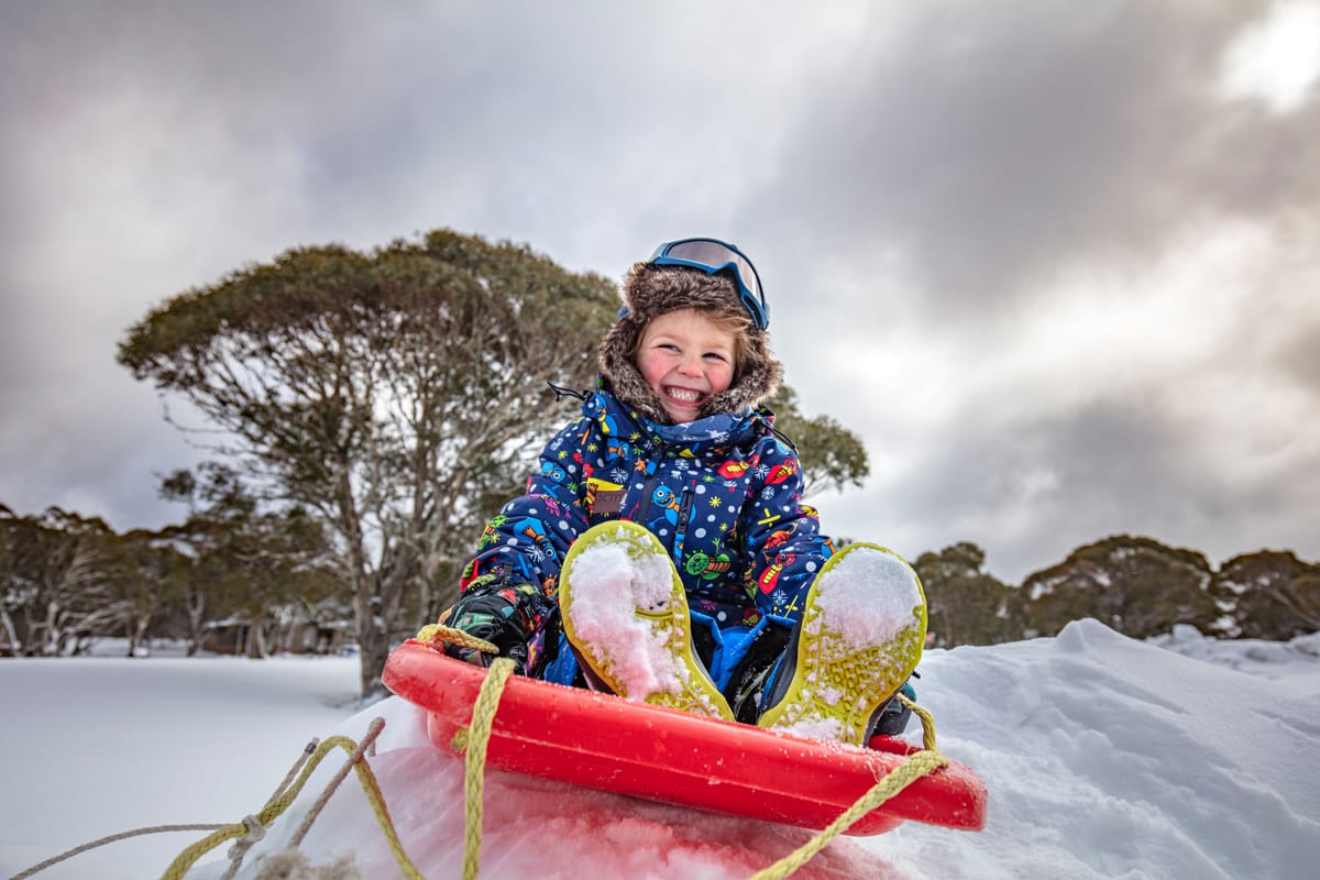 Dinner Plain hosts best tobogganing run in Aus Post feature image