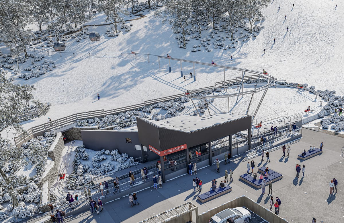 New $9 Million Alpine Coaster For Winter 2024 Post feature image