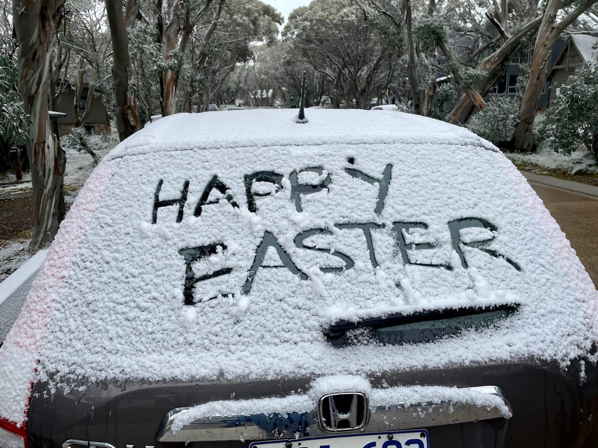 Buller celebrates Easter with snow dusting Post feature image