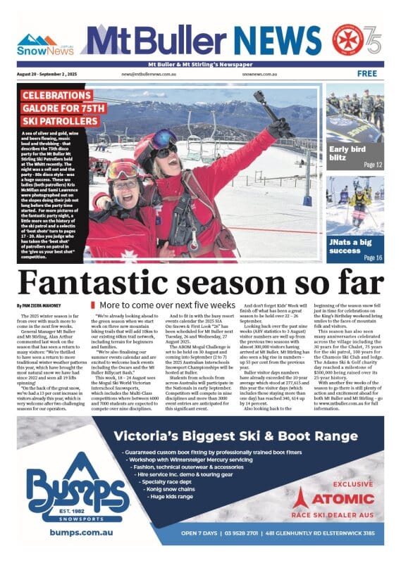 Mt Buller News, Wednesday, August 20, 2025 Post feature image