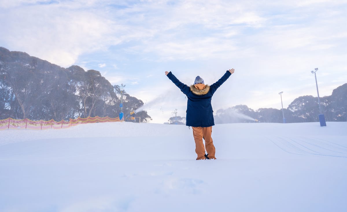 Dinner Plain skiing and snowboarding open Post feature image