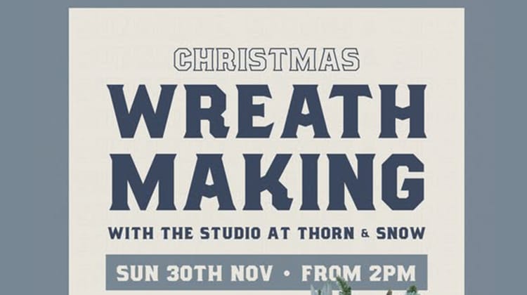 Jindabyne Christmas Wreath Making Post feature image