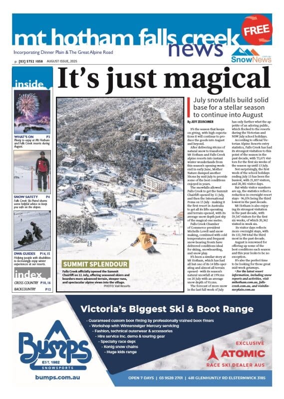 Mt Hotham Falls Creek News, July, 2025 Post image