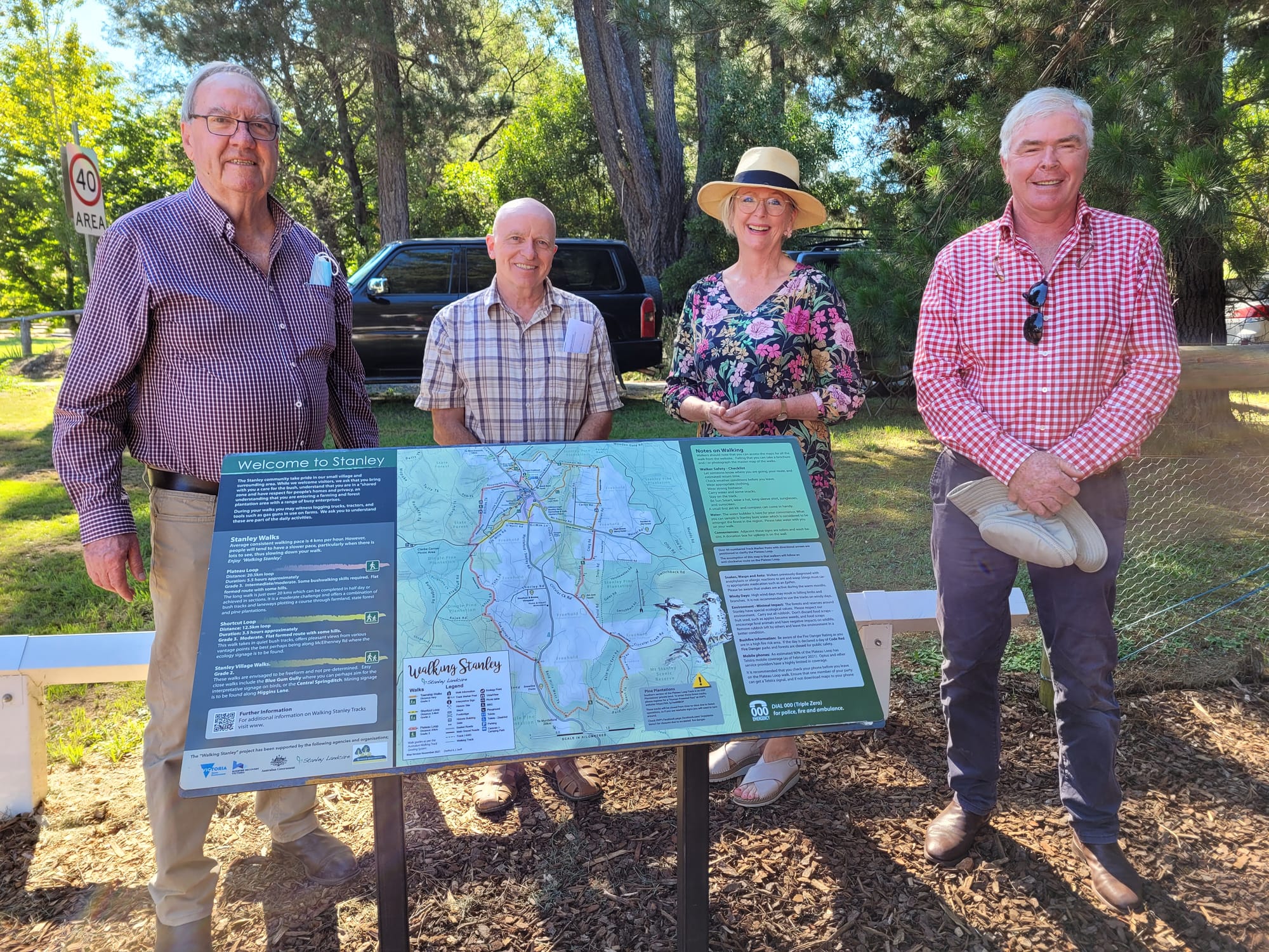 Stanley walk with brochure launch Post image