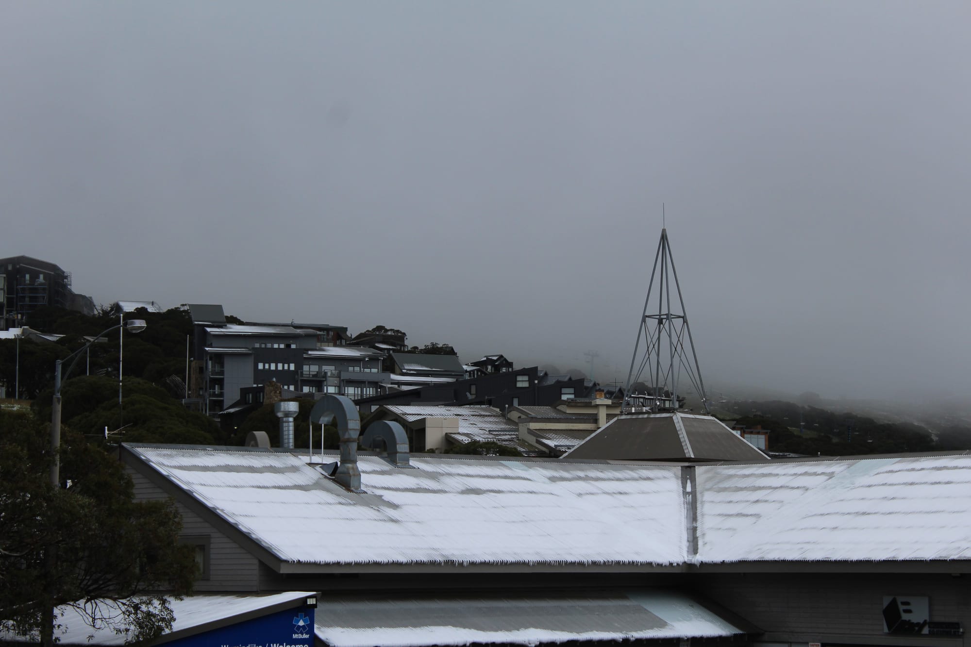 First snow on the mountain Post image