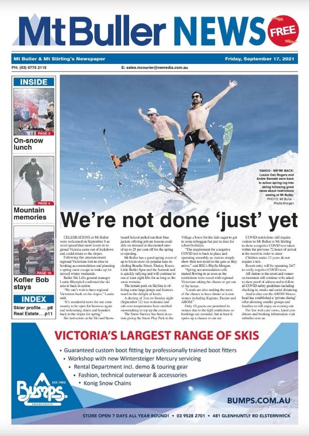 Mt Buller News - 17th September 2021 Post image