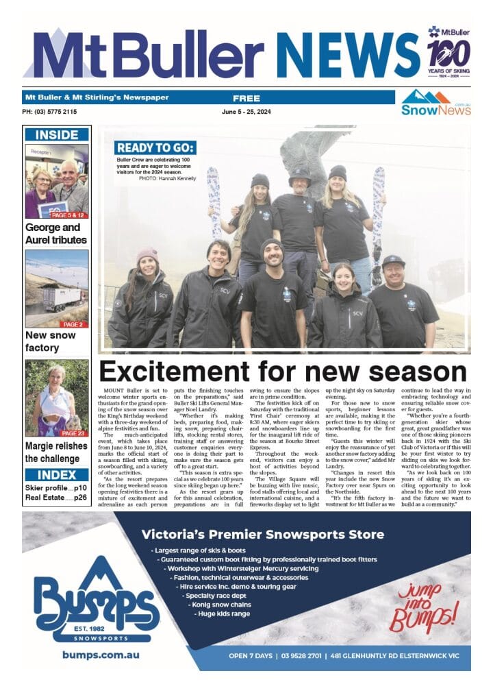 Mt Buller News, June 05, 2024 Post image