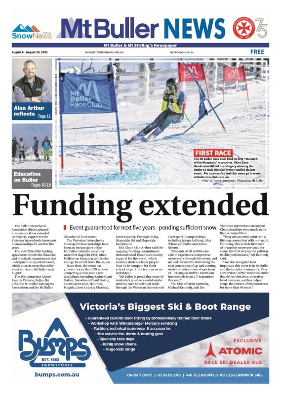 Mt Buller News, Wednesday, August 6, 2025 Post image