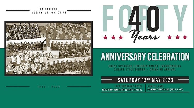 Jindabyne Rugby Union Club 40th Anniversary Post image