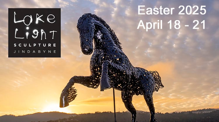 Easter - Jindabyne Lake Light Sculpture 2025 Post image