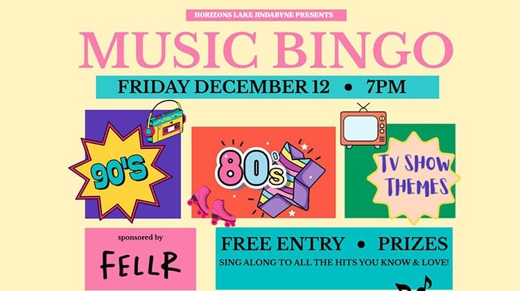 Jindabyne - Horizons Lake Jindabyne music bingo Post image