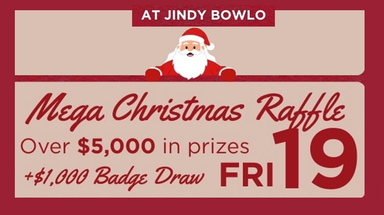 Jindy Bowlo - Mega Christmas Raffle Post image